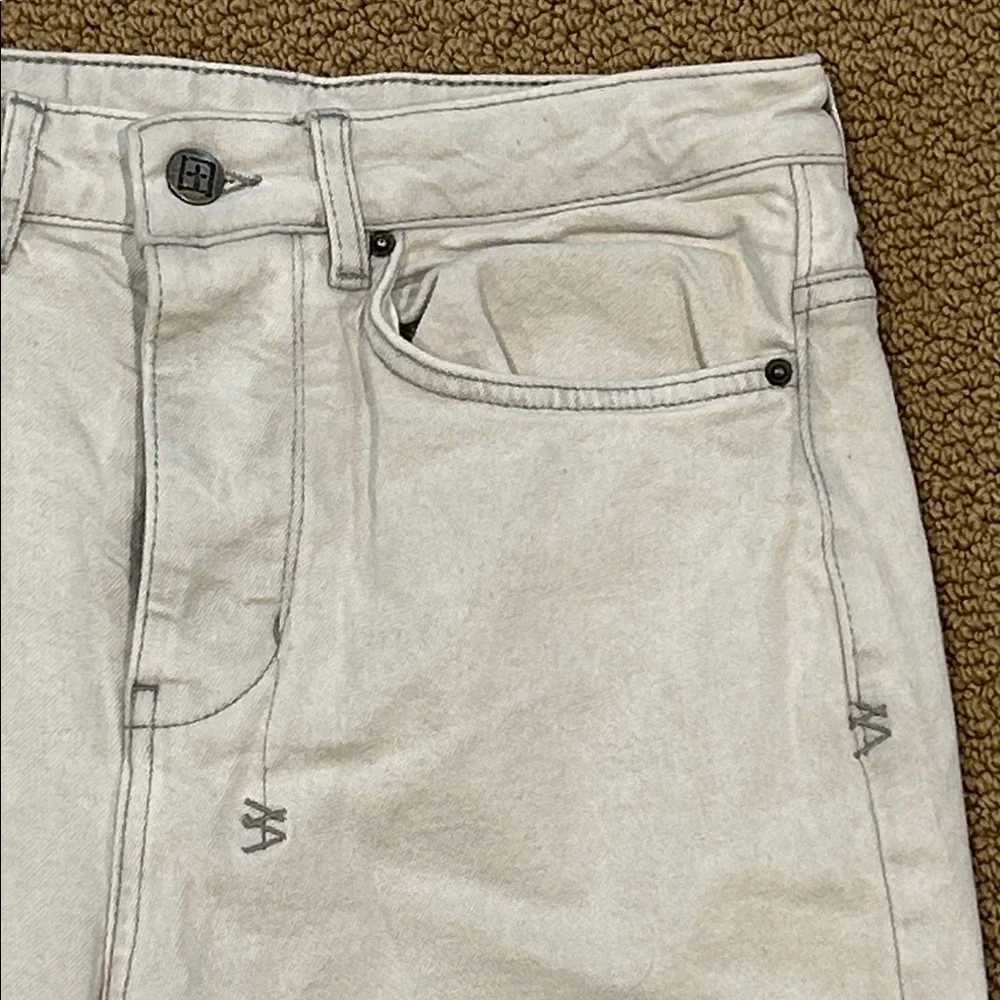 Ksubi Bullet Habits White Jeans size 29 Baggy Streetwear Acubi